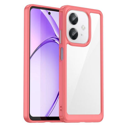 Colorful Series Acrylic Hybrid TPU Phone Case, For OPPO A3X 4G, For OPPO A80, For OPPO A3 5G Global, For OPPO K12x 5G India