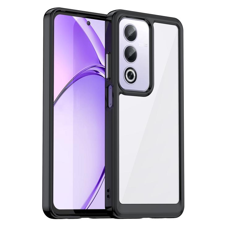 Colorful Series Acrylic Hybrid TPU Phone Case, For OPPO A3X 4G, For OPPO A80, For OPPO A3 5G Global, For OPPO K12x 5G India