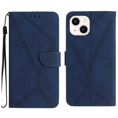 Stitching Embossed Leather Phone Case, For iPhone 16, For iPhone 15 Pro Max, For iPhone 15 Pro, For iPhone 15 Plus