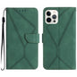 Stitching Embossed Leather Phone Case, For iPhone 16, For iPhone 15 Pro Max, For iPhone 15 Pro, For iPhone 15 Plus