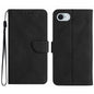 Stitching Embossed Leather Phone Case, For iPhone 18 Pro / 17 Pro, For iPhone 18 Pro Max / 17 Pro Max, For iPhone 17e / 16e, For iPhone 17