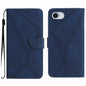 Stitching Embossed Leather Phone Case, For iPhone 18 Pro / 17 Pro, For iPhone 18 Pro Max / 17 Pro Max, For iPhone 17e / 16e, For iPhone 17