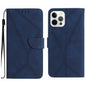 Stitching Embossed Leather Phone Case, For iPhone Air, For iPhone 16 Pro Max, For iPhone 16 Pro, For iPhone 16 Plus