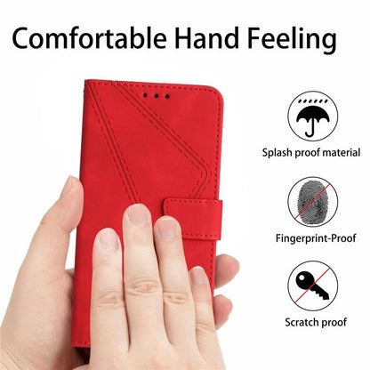 Stitching Embossed Leather Phone Case, For iPhone 18 Pro / 17 Pro, For iPhone 18 Pro Max / 17 Pro Max, For iPhone 17e / 16e, For iPhone 17