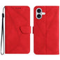 Stitching Embossed Leather Phone Case, For iPhone 18 Pro / 17 Pro, For iPhone 18 Pro Max / 17 Pro Max, For iPhone 17e / 16e, For iPhone 17