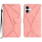 Stitching Embossed Leather Phone Case, For iPhone 17e / 16e, For iPhone 17 Pro Max, For iPhone 17 Pro, For iPhone 17