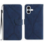 Stitching Embossed Leather Phone Case, For iPhone 17e / 16e, For iPhone 17 Pro Max, For iPhone 17 Pro, For iPhone 17