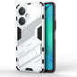 Punk Armor 2 in 1 PC + TPU Phone Case with Holder, For vivo iQOO Neo8, For vivo Y78 Global, For vivo Y27 4G Global