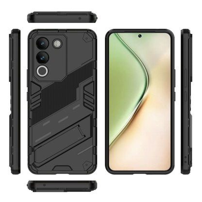 Punk Armor 2 in 1 PC + TPU Phone Case with Holder, Series 7