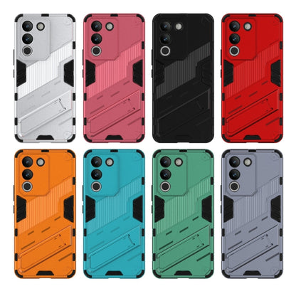 Punk Armor 2 in 1 PC + TPU Phone Case with Holder, Series 7