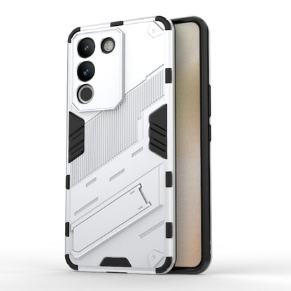 Punk Armor 2 in 1 PC + TPU Phone Case with Holder, Series 7