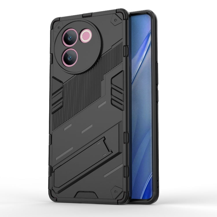 Punk Armor 2 in 1 PC + TPU Phone Case with Holder, Series 4