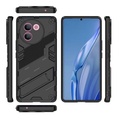 Punk Armor 2 in 1 PC + TPU Phone Case with Holder, Series 4