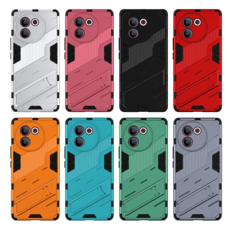 Punk Armor 2 in 1 PC + TPU Phone Case with Holder, Series 4