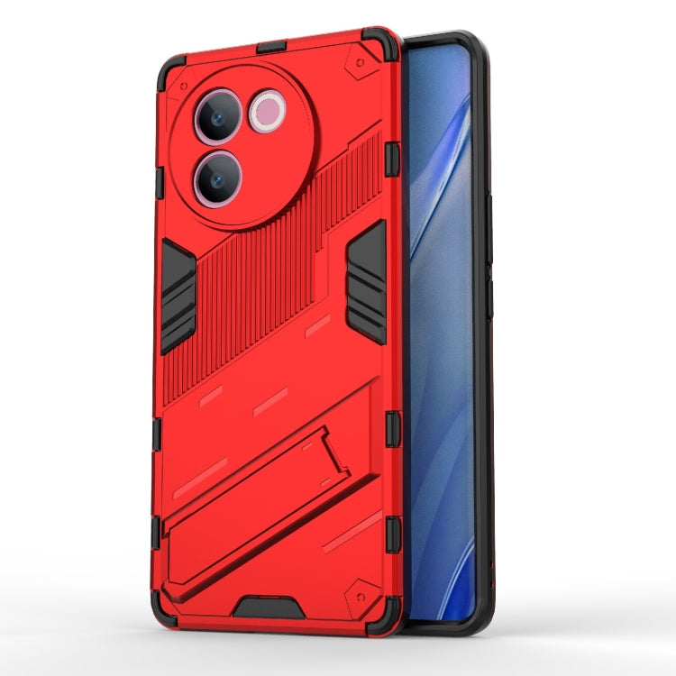 Punk Armor 2 in 1 PC + TPU Phone Case with Holder, Series 4