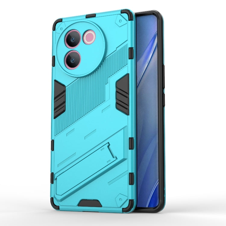 Punk Armor 2 in 1 PC + TPU Phone Case with Holder, Series 4