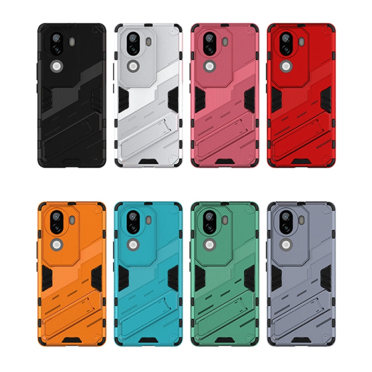 Punk Armor 2 in 1 PC + TPU Phone Case with Holder