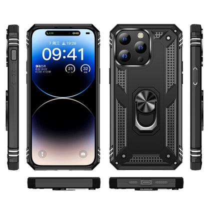 Shockproof TPU + PC Phone Case with Holder