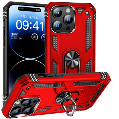 Shockproof TPU + PC Phone Case with Holder