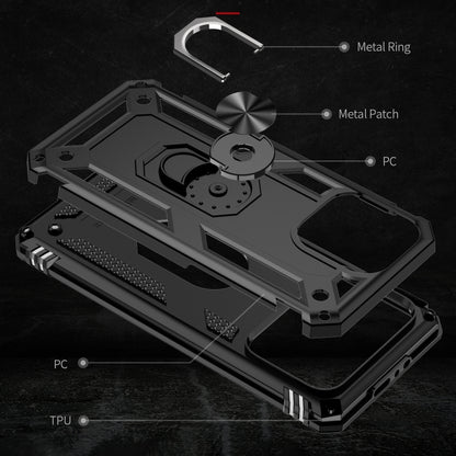 Shockproof TPU + PC Phone Case with Holder