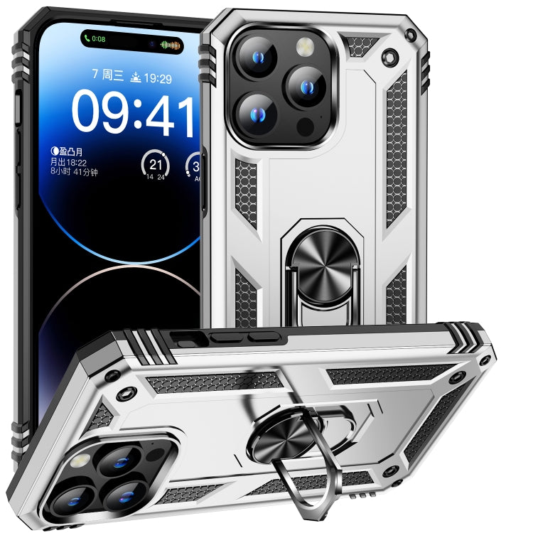 Shockproof TPU + PC Phone Case with Holder