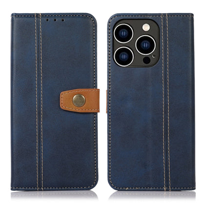 Stitching Thread Calf Texture Leather Phone Case