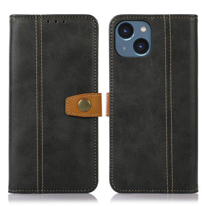 Stitching Thread Calf Texture Leather Phone Case