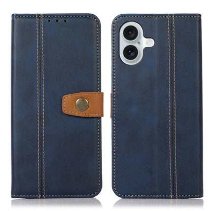 Stitching Thread Calf Texture Leather Phone Case