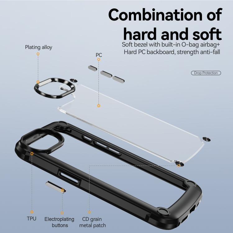 TPU + PC Lens Protection Phone Case
