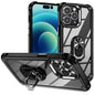 TPU + PC Lens Protection Phone Case with Ring Holder