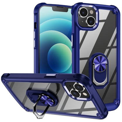 TPU + PC Lens Protection Phone Case with Ring Holder