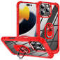 TPU + PC Lens Protection Phone Case with Ring Holder, For iPhone 16 Pro Max, For iPhone 16 Pro, For iPhone 16 Plus, For iPhone 16