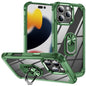 TPU + PC Lens Protection Phone Case with Ring Holder, For iPhone 16 Pro Max, For iPhone 16 Pro, For iPhone 16 Plus, For iPhone 16