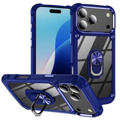 TPU + PC Lens Protection Phone Case with Ring Holder, For iPhone 17e / 16e, For iPhone 17 Pro Max, For iPhone 17, For iPhone Air