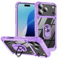 TPU + PC Lens Protection Phone Case with Ring Holder, For iPhone 17e / 16e, For iPhone 17 Pro Max, For iPhone 17, For iPhone Air