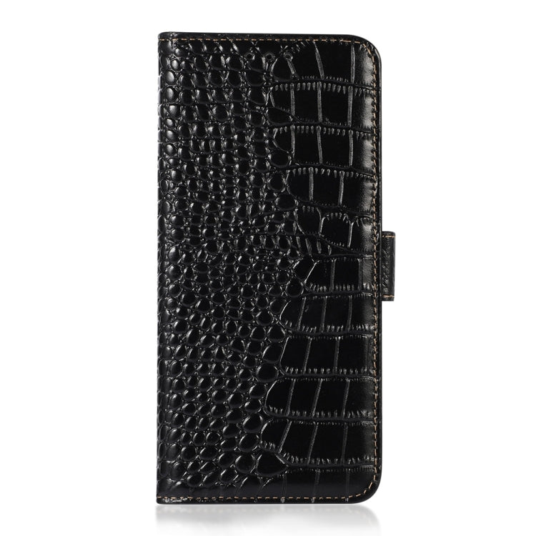 Crocodile Top Layer Cowhide Leather Phone Case