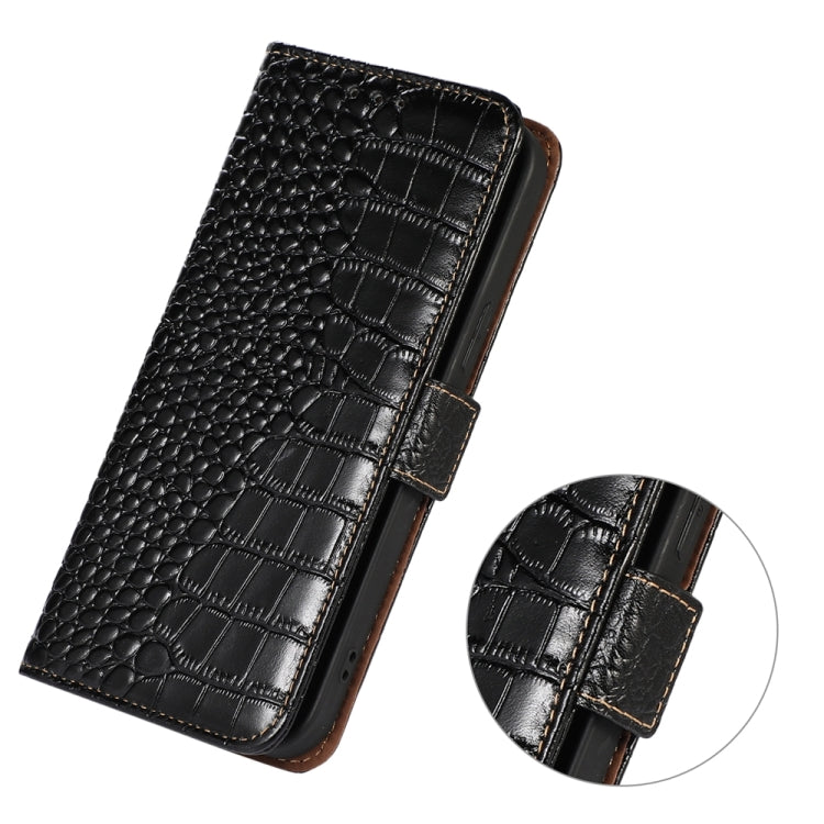 Crocodile Top Layer Cowhide Leather Phone Case