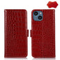 Crocodile Top Layer Cowhide Leather Phone Case