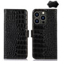 Crocodile Top Layer Cowhide Leather Phone Case, For iPhone 16 Pro, For iPhone 16 Plus, For iPhone 16, For iPhone 15 Pro Max, For iPhone 15 Pro, For iPhone 15 Plus