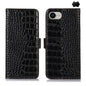Crocodile Top Layer Cowhide Leather Phone Case, For iPhone 17 Pro Max, For iPhone 17 Pro, For iPhone 17, For iPhone Air, For iPhone 16e, For iPhone 16 Pro Max
