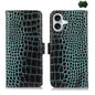Crocodile Top Layer Cowhide Leather Phone Case, For iPhone 16e / 17e, For iPhone 17 Pro Max, For iPhone 17 Pro, For iPhone 17, For iPhone Air, For iPhone 16 Pro Max