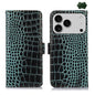 Crocodile Top Layer Cowhide Leather Phone Case, For iPhone 16e / 17e, For iPhone 17 Pro Max, For iPhone 17 Pro, For iPhone 17, For iPhone Air, For iPhone 16 Pro Max