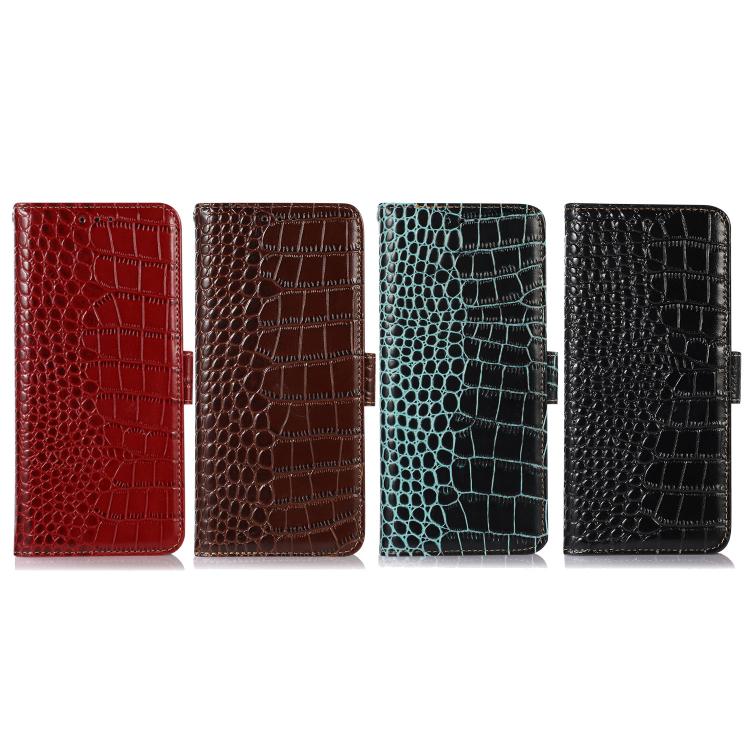 Crocodile Top Layer Cowhide Leather Phone Case, For iPhone 17 Pro Max, For iPhone 17 Pro, For iPhone 17, For iPhone Air, For iPhone 16e, For iPhone 16 Pro Max