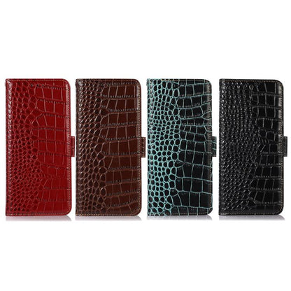 Crocodile Top Layer Cowhide Leather Phone Case, For iPhone 17 Pro Max, For iPhone 17 Pro, For iPhone 17, For iPhone Air, For iPhone 16e, For iPhone 16 Pro Max
