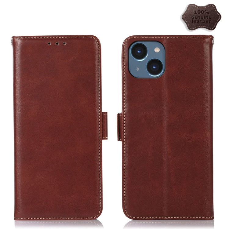 Crazy Horse Top Layer Cowhide Leather Phone Case