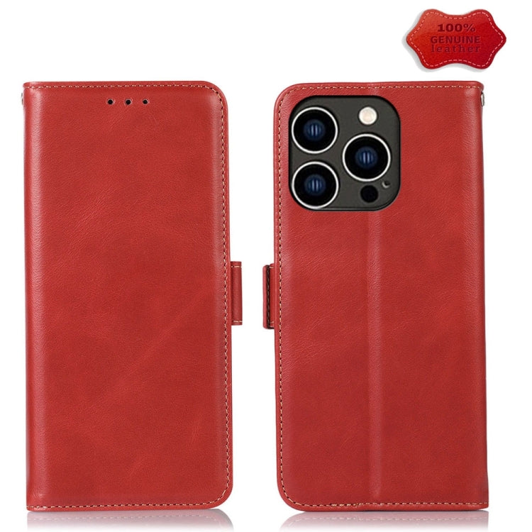 Crazy Horse Top Layer Cowhide Leather Phone Case