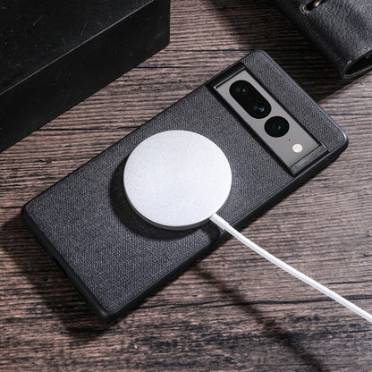 Magsafe Magnetic Ring Cloth Texture Phone Case