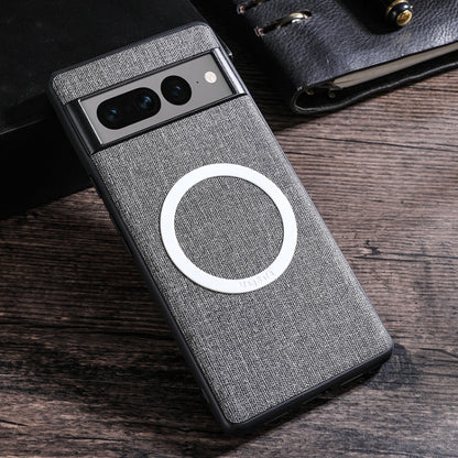 Magsafe Magnetic Ring Cloth Texture Phone Case