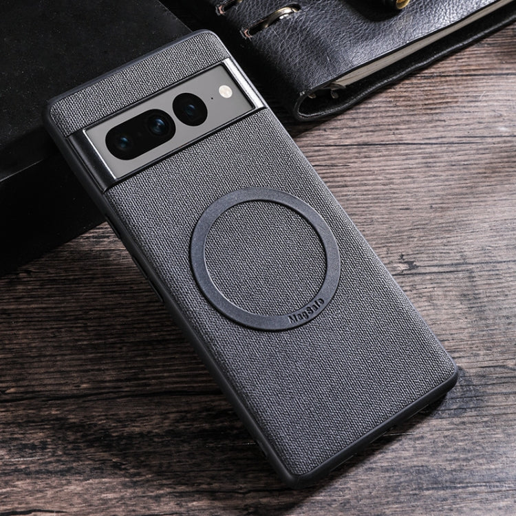 Magsafe Magnetic Ring Cloth Texture Phone Case