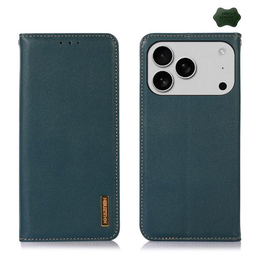 KHAZNEH Nappa Top Layer Cowhide Leather Phone Case, For iPhone 18 Pro / 17 Pro, For iPhone 17 Pro Max, For iPhone 16e / 17e, For iPhone 17 Pro, For iPhone 17, For iPhone Air, For iPhone 16e, For iPhone 16 Pro Max